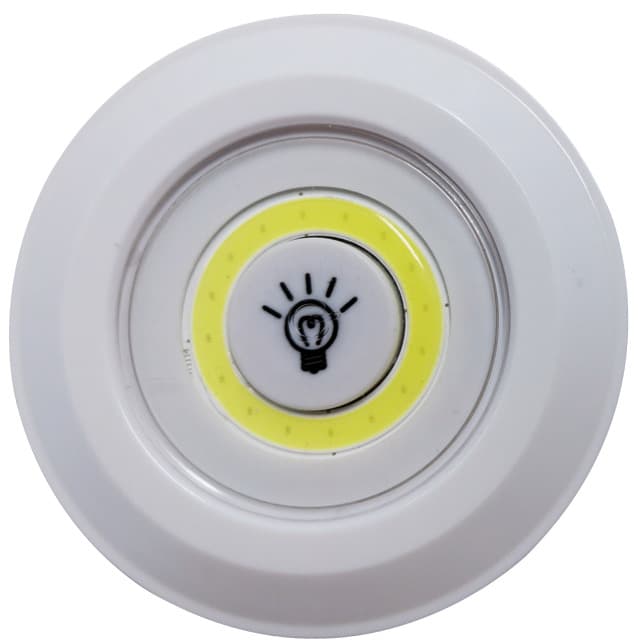 Luminaire individuel LED R12Orange avec une luminosité allant jusqu'à 120 lumens, sans fil, avec 3 piles AAA