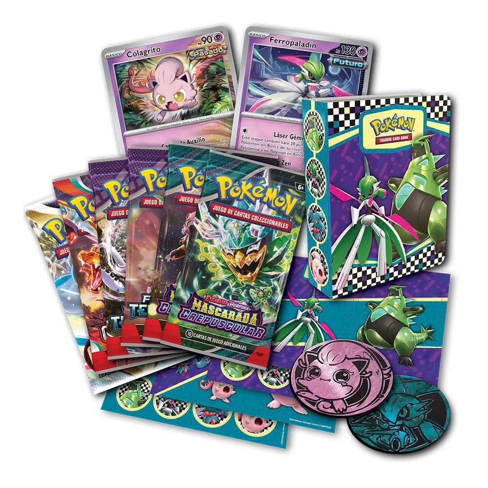 Coffre à jouets cartes Pokemon Trading Card Spanish Collector Chest