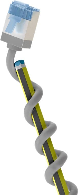 Goobay Câble patch ultra-flexible CAT 6A, fin, U/FTP, gris