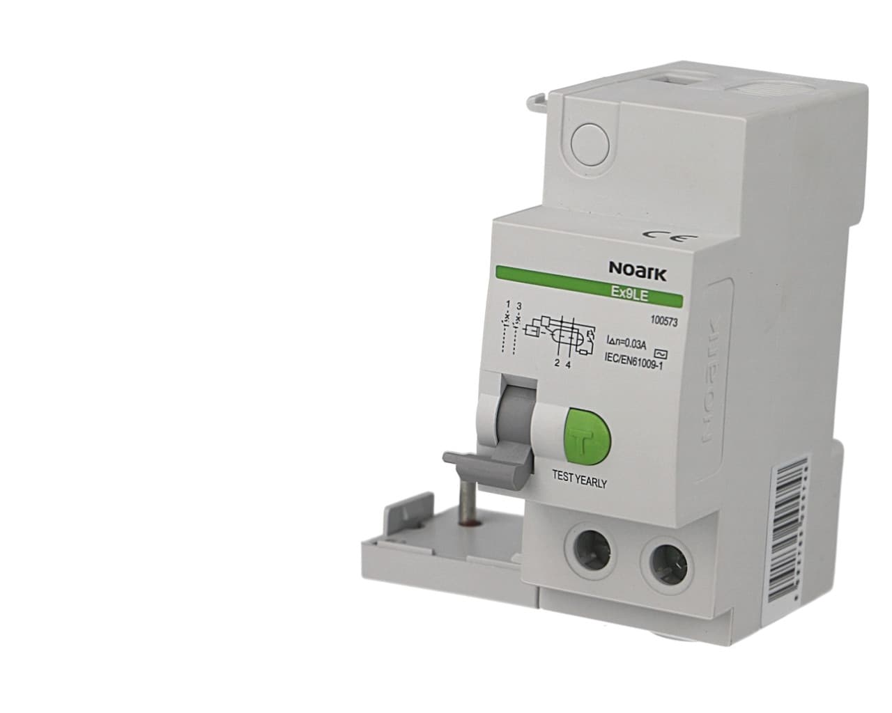 Bloc différentiel bipolaire 40A / 30mA type AC Noark Ex9LE